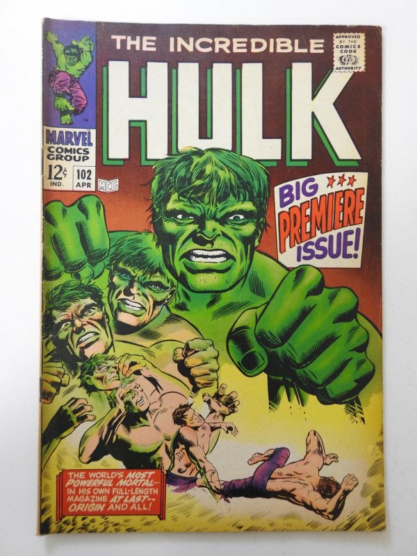 The Incredible Hulk #102 (1968) FN- Condition!