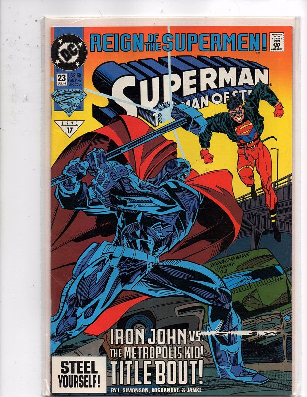 DC Comics Superman Man of Steel #23 Steel Superboy