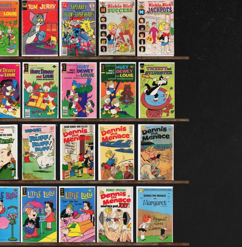 Huge Lot 120+ Comics with Tweety And Sylvester, Little Lulu & More!