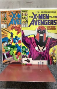 The X-Men vs. The Avengers #1-4 complete set all books vf or better