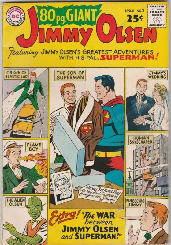 Eighty Page Giant #2 (Sep-64) VF+ High-Grade Jimmy Olsen, Elastic Lad