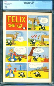 Popular Comics #142 Dell Publishing 1947 CGC 8.5 Felix the Cat