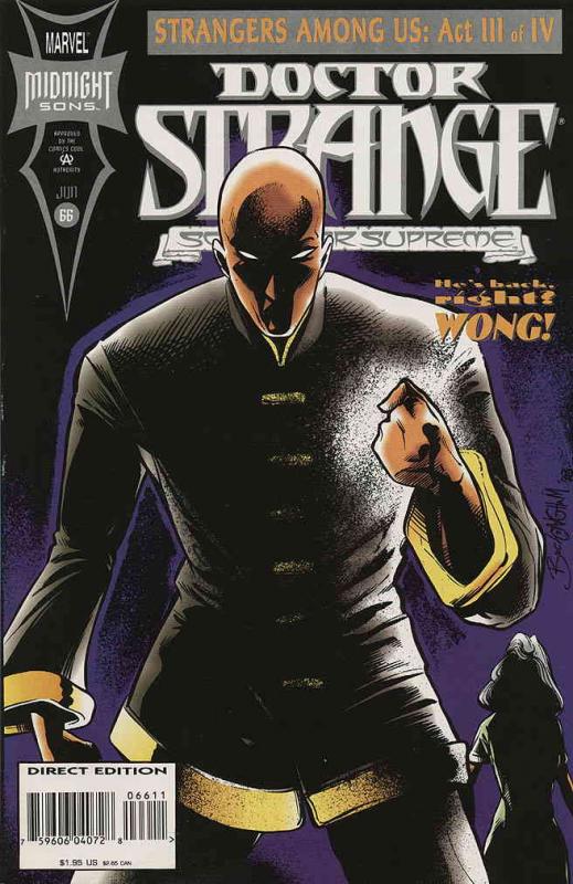 Doctor Strange: Sorcerer Supreme #66 VF ; Marvel | Midnight Sons Wong