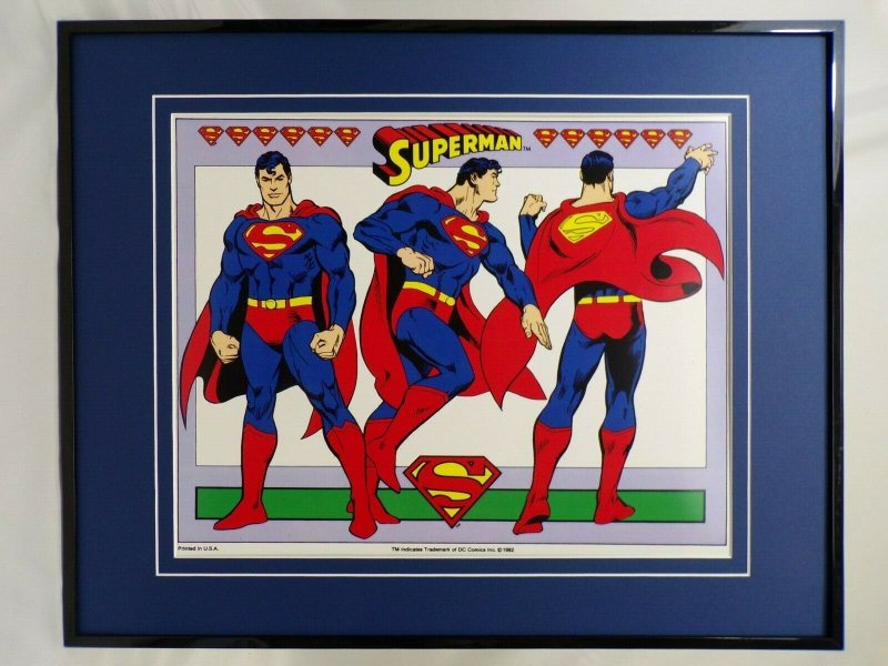 DC Comics Superman 360 View 16x20 Framed Poster Display 