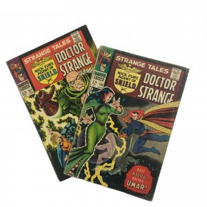 Strange Tales #150 & #157 Set 1st Living Tribunal & 1st Umar Key Steranko 1966