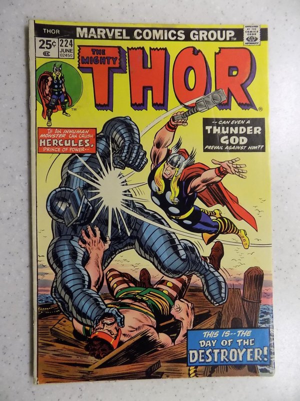 THE MIGHTY THOR # 224 MARVEL GODS JOURNEY ACTION ADVENTURE VG/FN