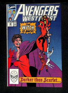 West Coast Avengers #56 1st Dark Scarlet Witch!