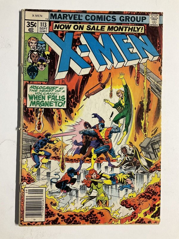 UNCANNY X-MEN 113 NEWSSTAND FN FINE 6.0 MARVEL