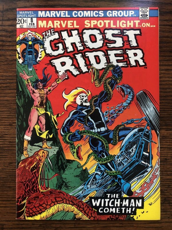 Marvel Spotlight on Ghost Rider #8 PRIMO!!! 1973