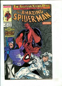 AMAZING SPIDER-MAN #321 (DIRECT ED) - ASSASSIN NATION PLOT P2 (9.2) 1989