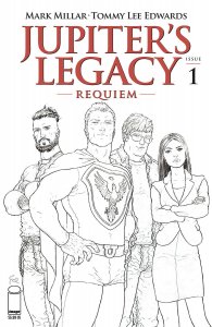 JUPITERS LEGACY REQUIEM #1 (OF 12) CVR C QUITELY B&W (MR) 