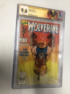 Wolverine (1990) #27 (CGC 9.6 SS) Signed Jim Lee