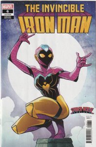 Invincible Iron Man # 6 Spider-Verse Variant Cover NM [P4]