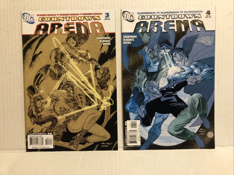 Count Down Arena  # 1 - 4 Complete Series Lot Of 4 Batman Vs Batman Vs Batman