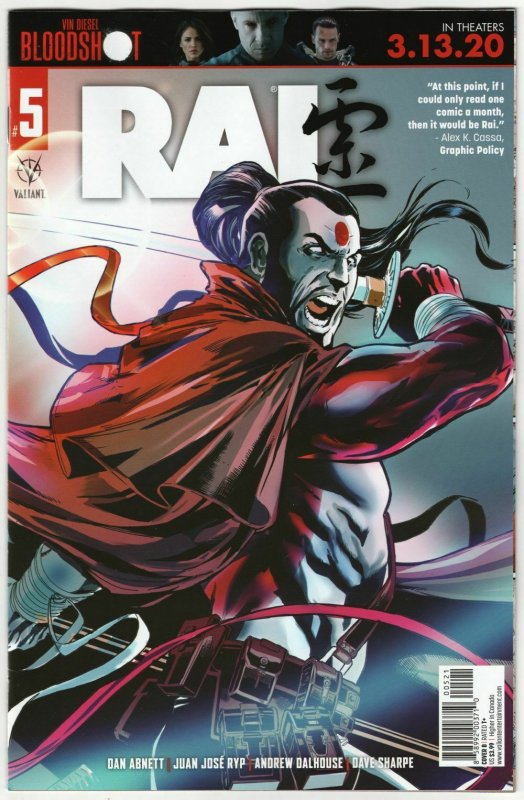 Rai #5 Cvr B Sepulveda (Valiant, 2020) NM 