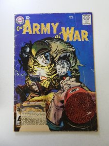 Our Army at War #81 last Sgt. Rock prototype Fair condition staining