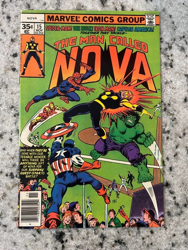 Nova # 15 NM Marvel Comic Book Avengers Hulk Thor Iron Man Guardians 11 J821