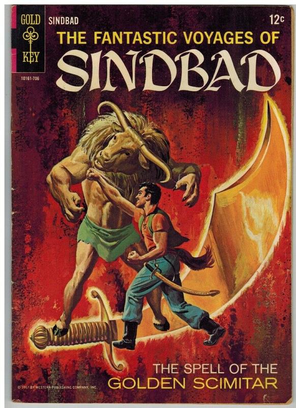 FANTASTIC VOYAGES OF SINBAD 2 VG-F 1967