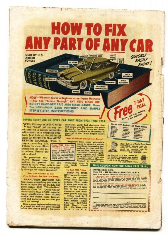 Mystic Comics #25 1953- Atlas Pre Code Horror- zombies vampires