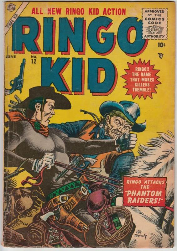 Ringo Kid Golden-Age #12 (Jun-56) FN+ Mid-High-Grade Ringo Kid