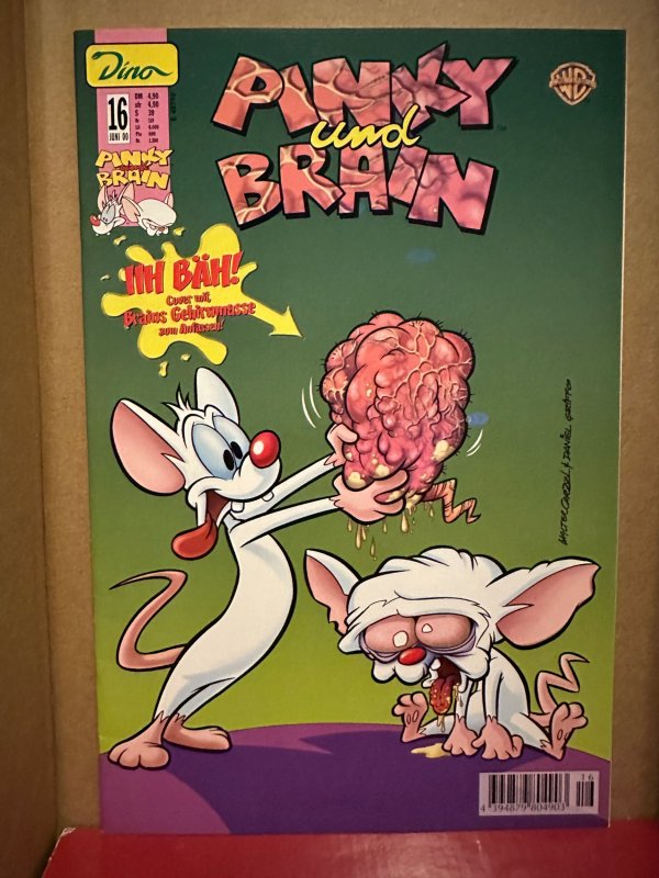 Pinky and the Brain #16 HTF Unique German embossed brain cover | Comic  Books - Modern Age