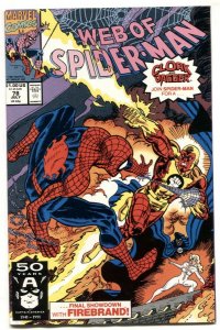 Web Of Spider-man #78 1991- Cloak & Dagger- NM-