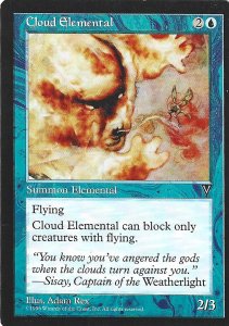 Magic the Gathering: Visions - Cloud Elemental