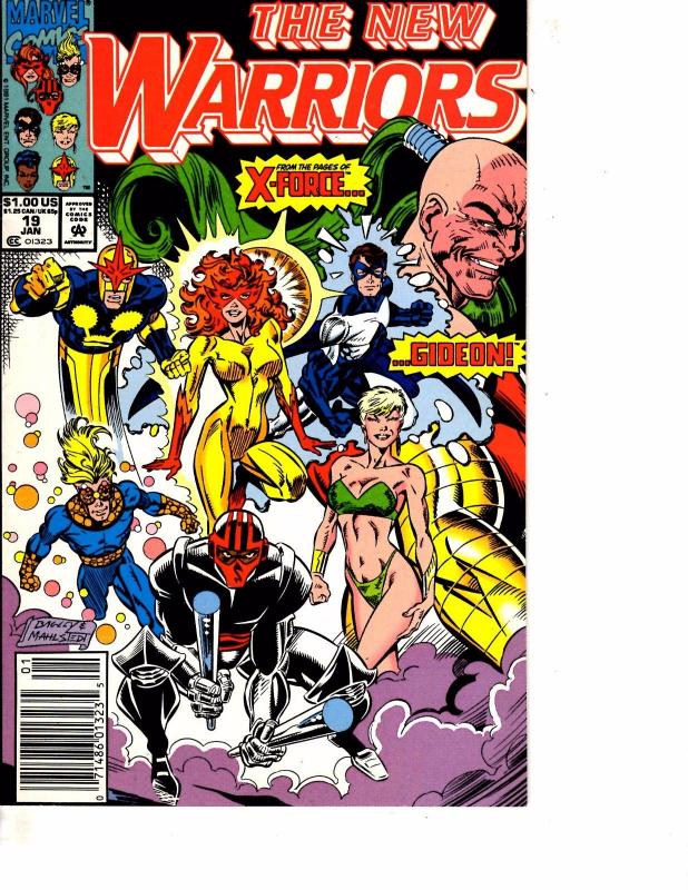 Lot Of 2 Comic Books Marvel New Warriors #18 and #19 Thor ON10