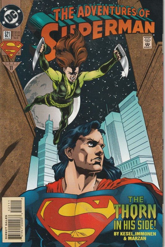 Adventures of Superman #521 (1995) Rose and Thorn !
