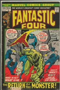 Fantastic Four #124 ORIGINAL Vintage 1972 Marvel Comics