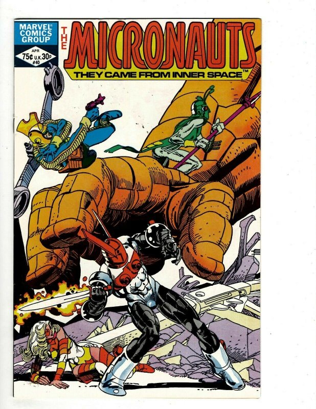 15 Micronauts Marvel Comics # 29 30 33 36 37 38 40 41 43 45 46 50 54 ANN 1 2 UD4