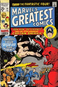 Marvel's Greatest Comics #25 (1970) Fantastic Four