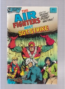 Airfighters Meet SGT. Strike Special #1 - Tom Lyle Cover! (9.0/9.2) 1988