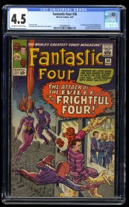 Fantastic Four #36 CGC VG+ 4.5 1st Appearance Medusa and Frightful Four!