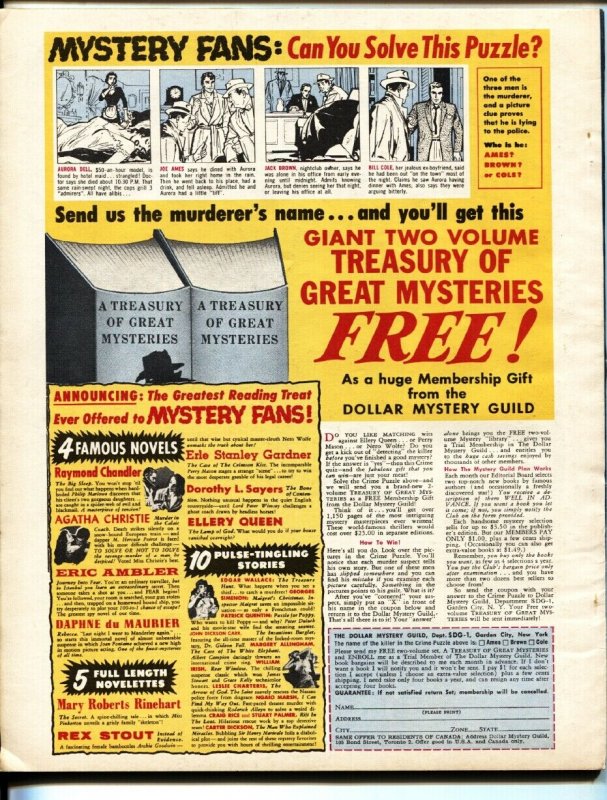 MAN'S CAVALCADE Jan 1958-Torture article-Sex rituals-Cheesecake