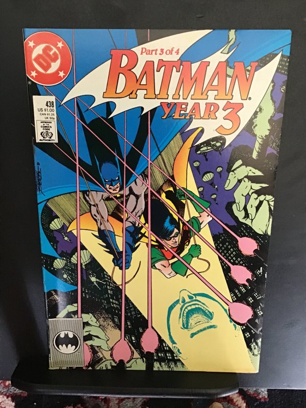 Batman #438 (1989) hi grade year three part three! NM- Wow!