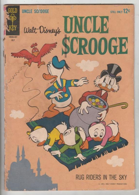 Uncle Scrooge, Walt Disney #50 (Jul-64) VG Affordable-Grade Uncle Scrooge