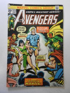 The Avengers #123 (1974) VG Condition MVS intact! moisture stain