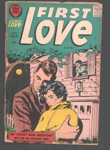 First Love #81 1957-Harvey-Shattered Romance-Exciting stories-G