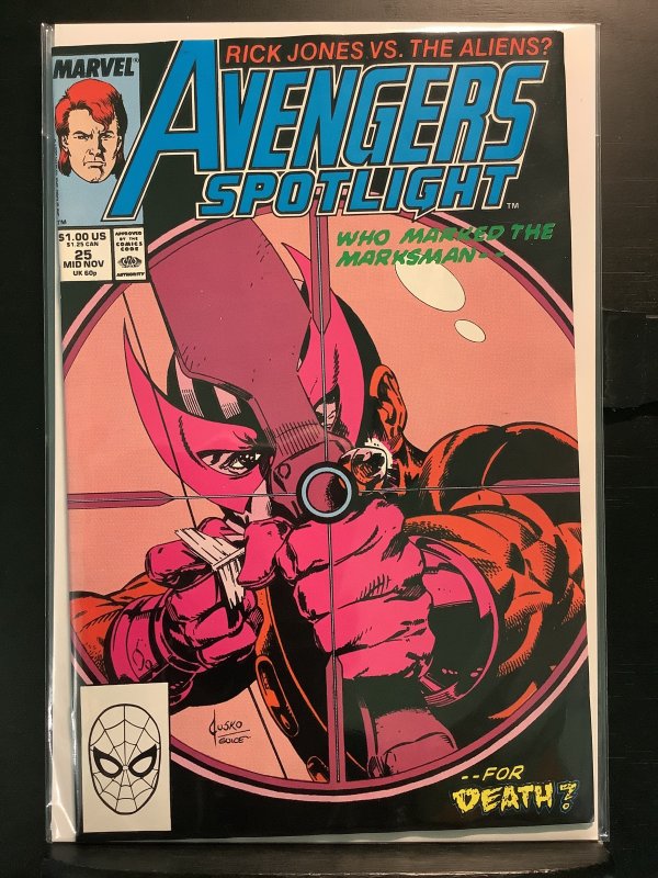 Avengers Spotlight #25 Direct Edition (1989)