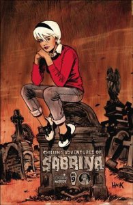 Chilling Adventures of Sabrina 9-B Sitting on Tombstone Cover VF/NM