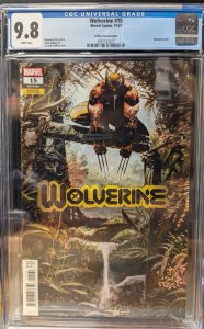 Wolverine #15 Zaffino Cover (2021) Wolverine CGC 9.8