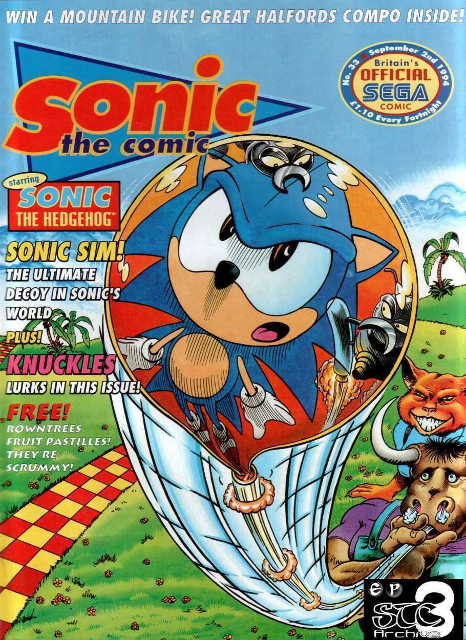  Sonic the Comic #1 VG ; Fleetway Quality comic book