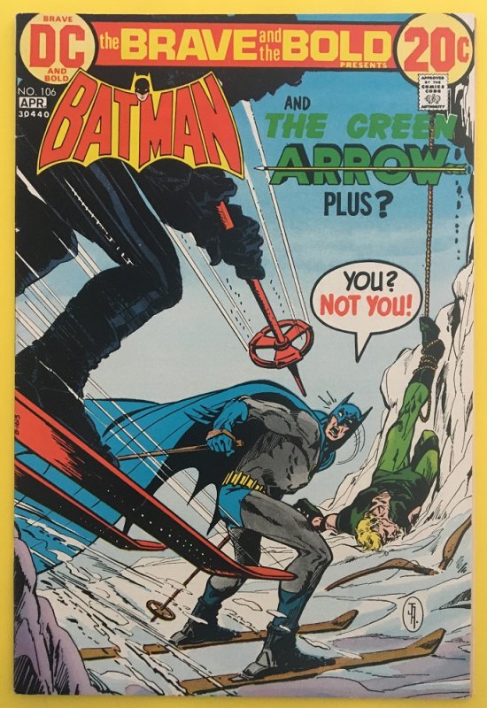 BRAVE AND THE BOLD 106 GREEN ARROW DC 1973