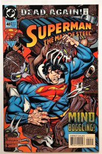 Superman: The Man of Steel #40 (Jan 1995, DC) NM  