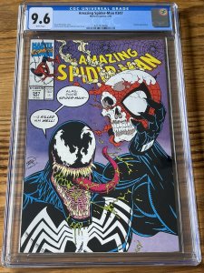 Amazing Spider-Man #347 CGC 9.6 WP Erik Larson Venom App