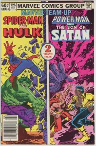 Marvel Team Up #126 (1972) - 7.5 VF- *Spider-Man/Hulk/Son of Satan Newsstand