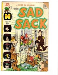 2 Comic Books Beetle Bailey Featuring Sarge Snorkel #5 Sad Sack #239 J129