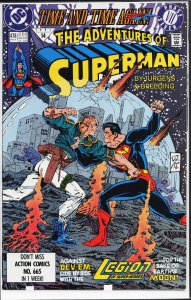 Adventures of Superman #478 Direct Edition (1991) Legion of Super-Heroes