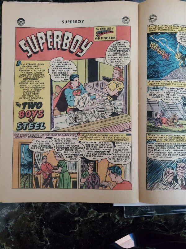 Superboy #63 (1958, DC) GD/VG 